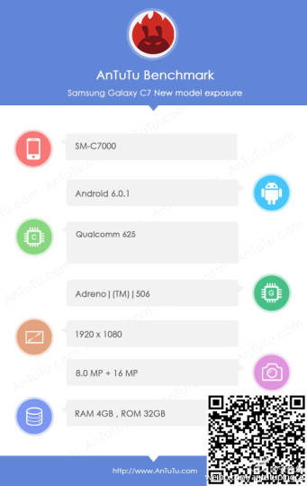 galaxy c7 specifications